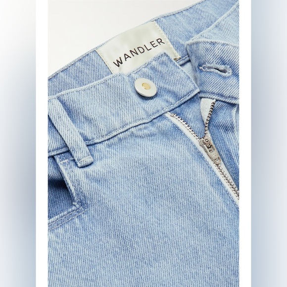 WANDLER | Magnolia High-Rise Wide-Leg Organic Jeans - Picture 4 of 5